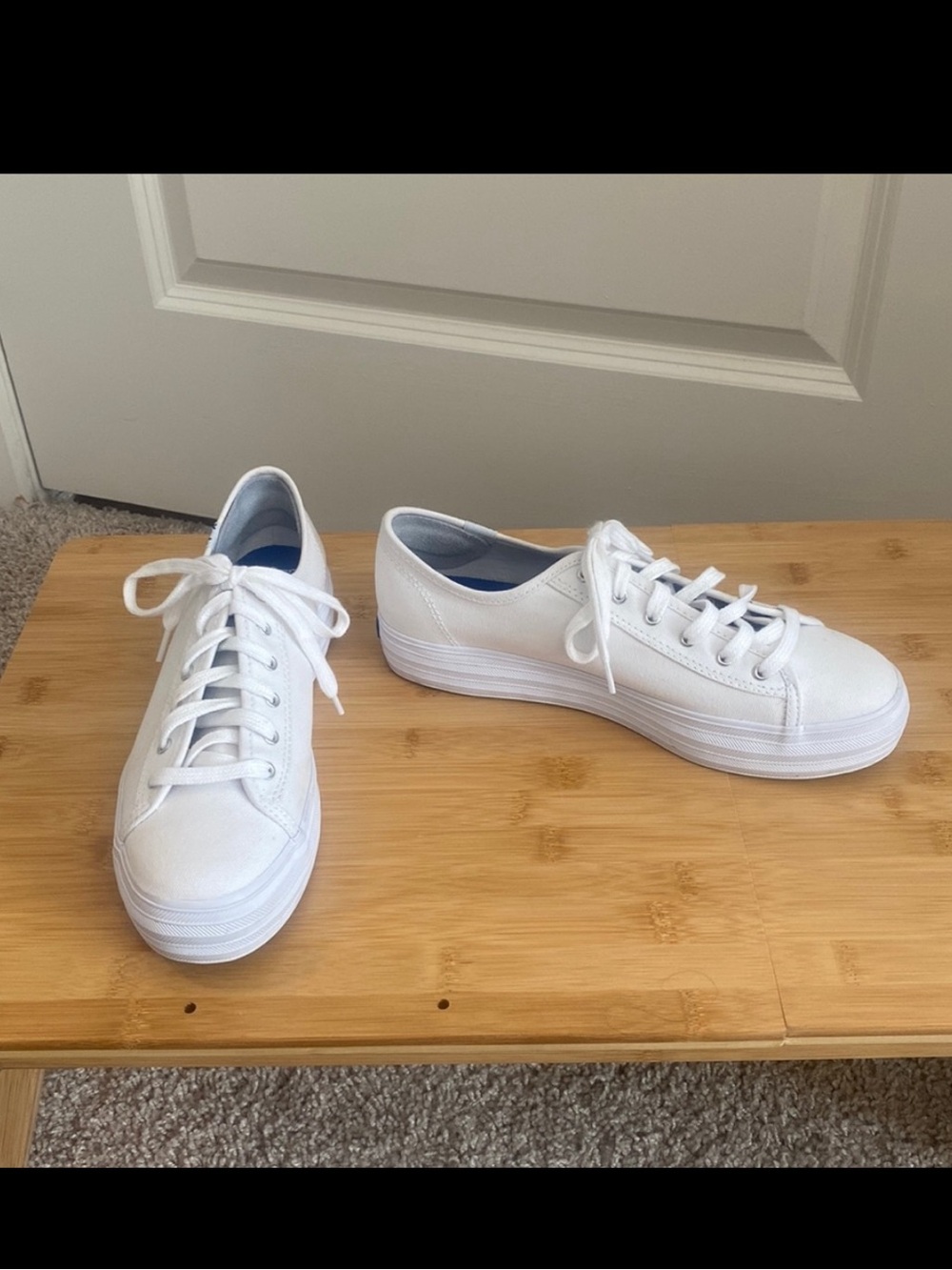 Ked’s Triple Kick White Canvas Sneaker Size 8 - Picture 15 of 15